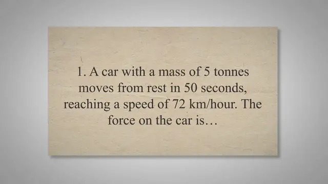 Video thumbnail for The resultant force equation