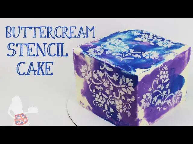 Video thumbnail for Buttercream Stencil cake
