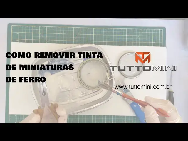 'Video thumbnail for Como remover tinta de miniaturas de ferro'