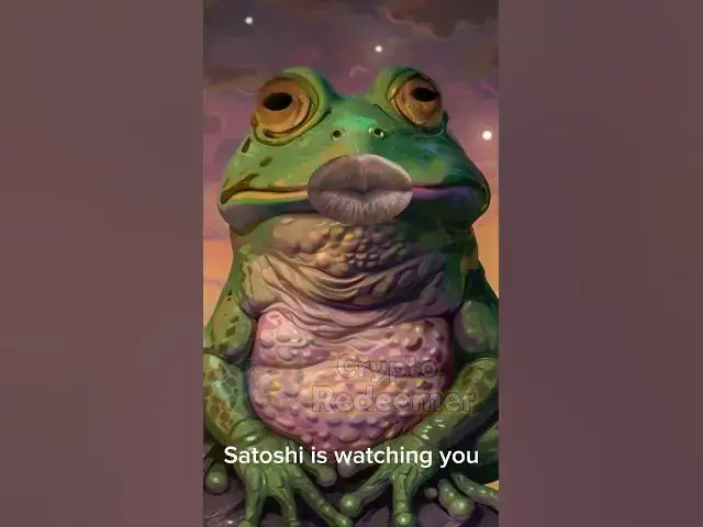 'Video thumbnail for SATOSHI Is watching you 👀......... #weird #strange #halvingbitcoin #bitcoinhalving #crypto'