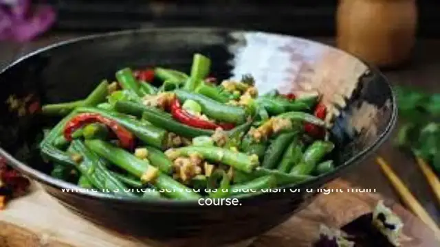 Video thumbnail for Stir-Fried Green Beans