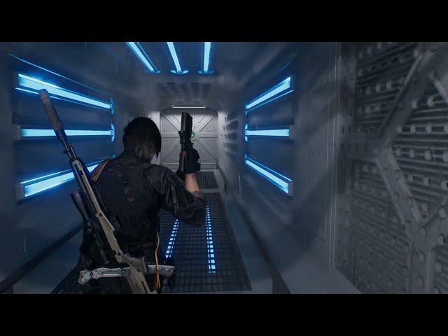 Video thumbnail for Resident Evil Requiem Default - Leon ARK: Head After Grace: Reach Loading Dock Save Station Gameplay