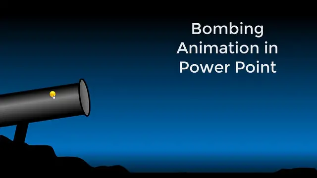 'Video thumbnail for Bombing animation in power point Step by Step | Power Point Tutorial'