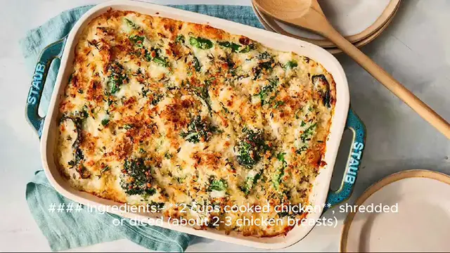 Video thumbnail for chicken casserole recipe