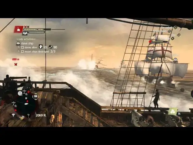 Video thumbnail for Assassins Creed IV Freedom Cry - Lifting the Veil: Liberate Slave Ship #2, Assasinate Captain Action