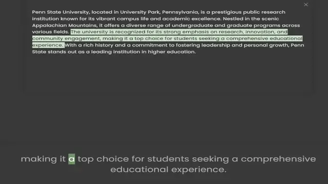 Video thumbnail for institution known for its vibrant campus life and academic excellence. Nestled in the scenic Appalachian Mountains, it offers a diverse range of undergraduate and graduate programs across various fields. The university is recognized for i