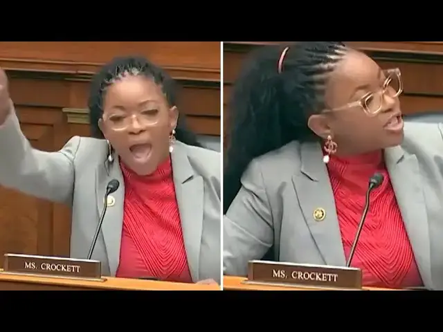 Video thumbnail for Black Congresswoman Goes On Unhinged Rant Against 'White Men'