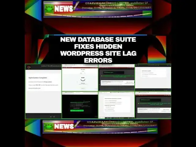 Video thumbnail for New Database Suite Fixes Hidden WordPress Site Lag Errors