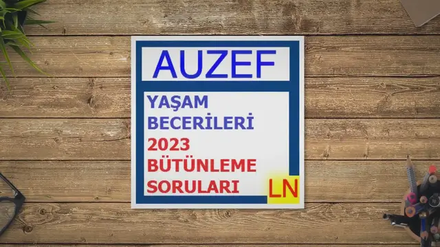 Video thumbnail for Yaşam Becerileri 2023 Bütünleme Soruları ve Cevapları