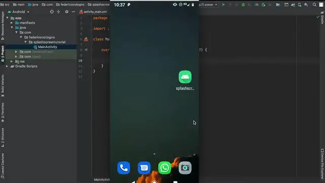 Video thumbnail for How to create a Splash Screen in Android Studio