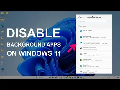 'Video thumbnail for How to Disable Background Apps on Windows 11 - 3 Ways'