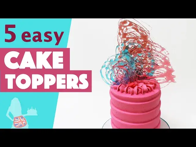 'Video thumbnail for 5 Easy Cake Toppers'