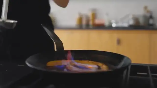 'Video thumbnail for Set Your Food on Fire (Safely) ¦ Steak Diane and Cherries Jubilee ¦ Melissa Clark ¦ NYT Cooking (720p 24fps)'