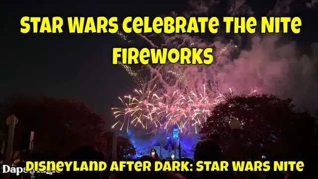 Video thumbnail for Star Wars Celebrate the Nite Fireworks - Disneyland After Dark: Star Wars Nite