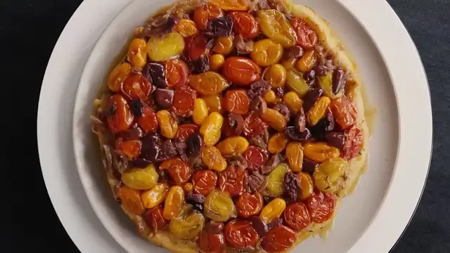 'Video thumbnail for Melissa's Caramelized Tomato Tarte Tatin is a ⭐ Five Star ⭐ Recipe Perfect For Summer ¦ NYT Cooking (720p 24fps)'