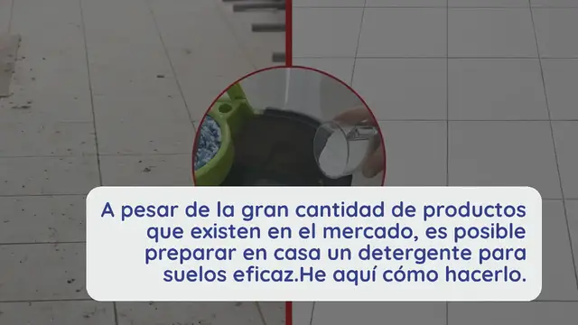 Video thumbnail for Limpiador de suelos casero, con esta mezcla quedará como nuevo