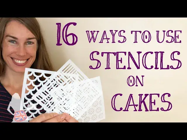 'Video thumbnail for 16 Ways To Use Stencils On Cakes'