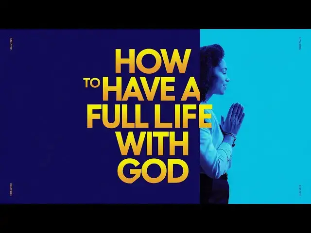 Video thumbnail for HOW TO LIVE A FULFILLED LIFE WITH GOD: FINDING PEACE, PURPOSE, AND JOY IN CHRIST