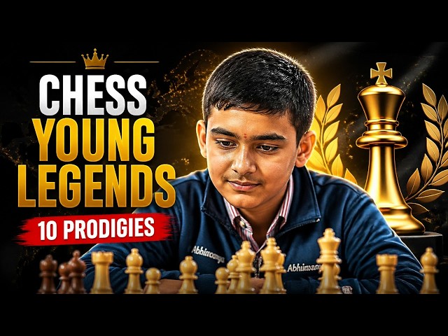 Video thumbnail for Top 10 Youngest Grandmasters of all time! #chessgrandmaster #chesshistory #chess