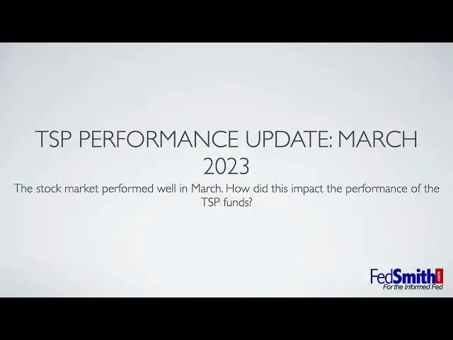 'Video thumbnail for TSP Performance | March 2023'
