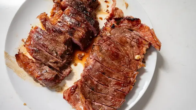 'Video thumbnail for Soy-Bourbon Steak Recipe'