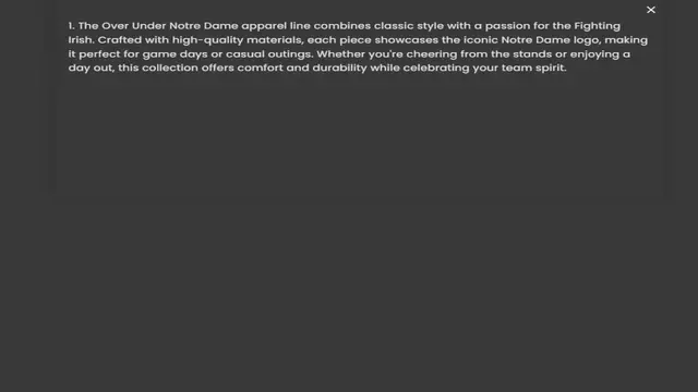 Video thumbnail for Irish. Crafted with high-quality materials, each piece showcases the iconic Notre Dame logo, making it perfect for game days or casual outings. Whether you're cheering from the stands or enjoying a day out, this collectio