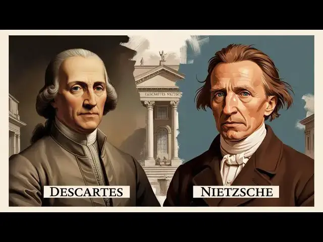 Video thumbnail for Descartes vs. Nietzsche: A Philosophical Comparison of Their Worldviews