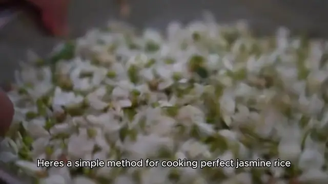 Video thumbnail for jasmine rice recipe