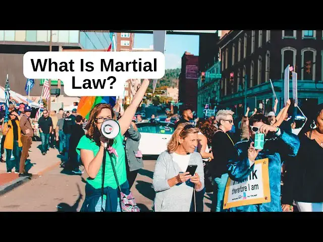 Video thumbnail for What Is Martial Law? Understanding Its Use in Crises and Governance
