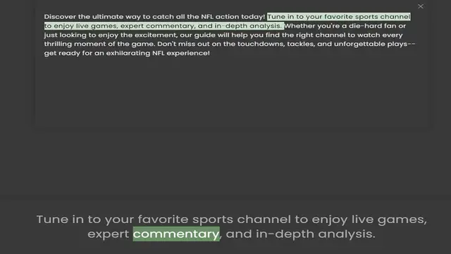 Video thumbnail for to enjoy live games, expert commentary, and in-depth analysis. Whether you're a die-hard fan or just looking to enjoy the excitement, our guide will help you find the right channel to watch every thrilling moment of the game. Don't miss o