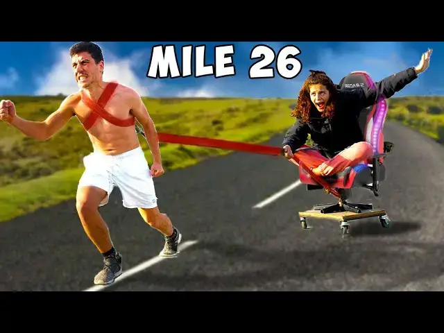 Video thumbnail for I Ran A Marathon While Pulling My Girlfriend