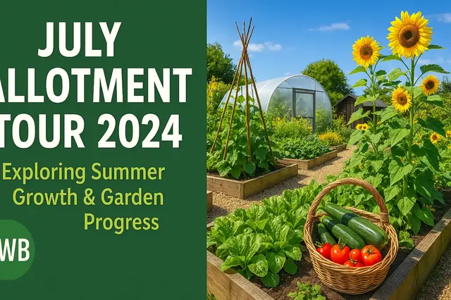 'Video thumbnail for July Allotment Tour 2024 | Exploring Summer Growth and Garden Progress'