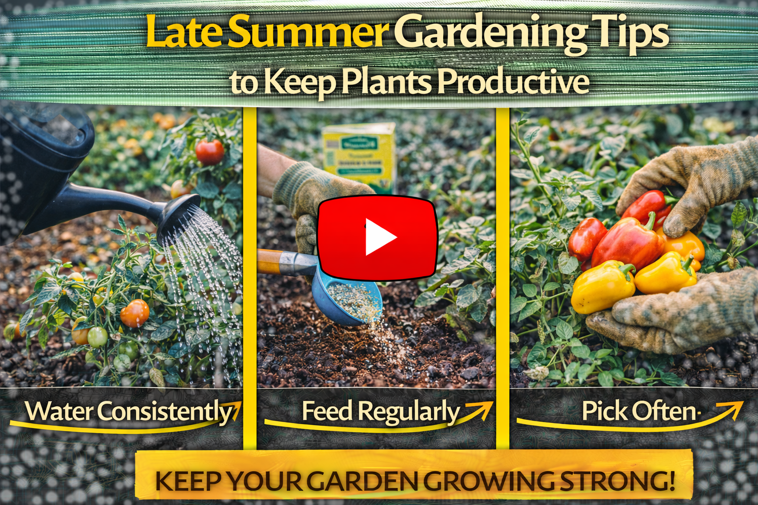 Video thumbnail for Late Summer Gardening Tips to Keep Plants Productive