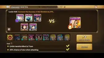 'Video thumbnail for Summoners War: TOA Hell - Stage 1 - 3 馃専 - Aug-Sep 2023 - Seara'