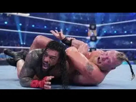 'Video thumbnail for Roman Reigns vs Brock Lesnar - Winner Takes All (Full Match) - WWE Wrestlemania 2022'