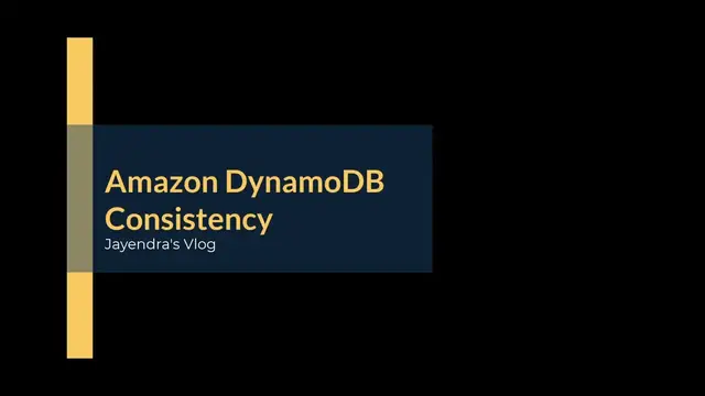 Video thumbnail for Amazon DynamoDB Consistency