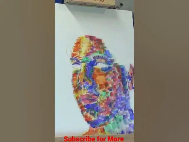 Video thumbnail for Abstract Self Portrait #shorts