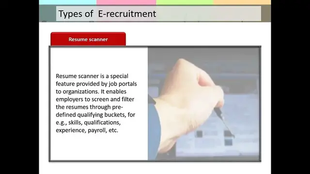 'Video thumbnail for E recruitment'