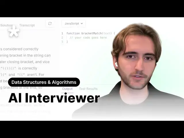 Video thumbnail for AI Interview Practice Tool | Data Structures & Algorithms Interviews
