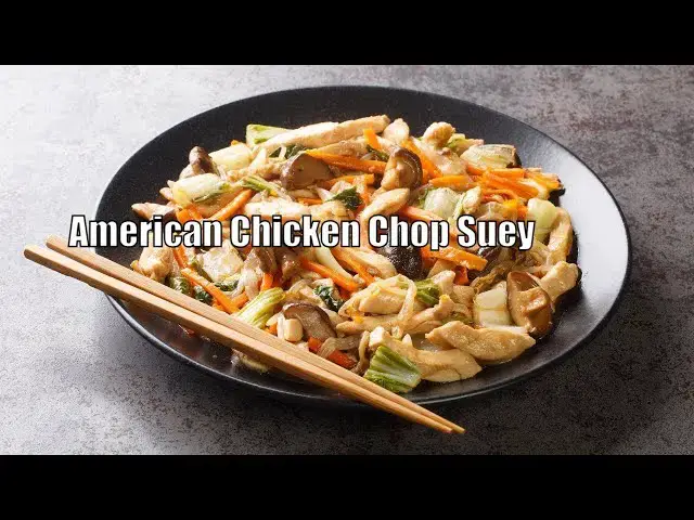 Video thumbnail for Easy American Chicken Chop Suey Recipe: Video