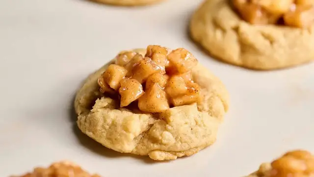 'Video thumbnail for Mini Apple Pie Cookies Give This Fall Fruit A Sweet New Purpose'