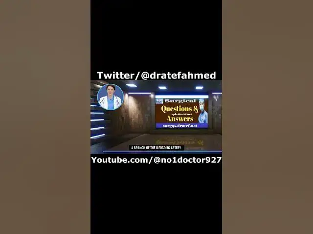 Video thumbnail for Acute Appendicitis 1  Questions and Answers #acuteappendicitis #appendicitis #symptoms #shorts #mcqs