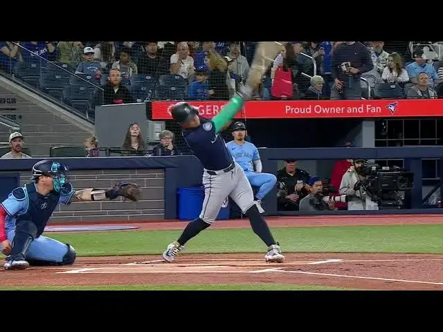 'Video thumbnail for Dylan Moore SMACKS a Solo Home Run! | 5th HR of 2025 | Seattle Mariners | 04/20/2025'