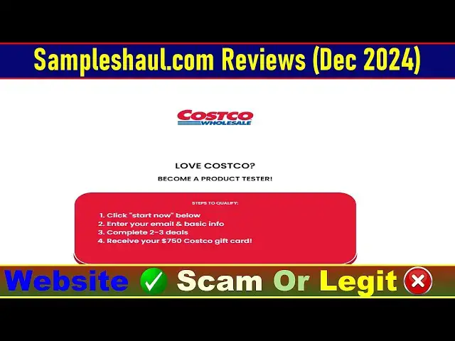 Video thumbnail for Samples haul.com Reviews Consumer Reports: Before Buy Check Sampleshaul Is Scam Or Legit? |