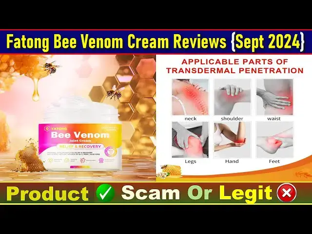 Video thumbnail for Fatong Bee Venom Cream Reviews (Sept 2024) - Is This An Original Product? Find Out! | Product Review