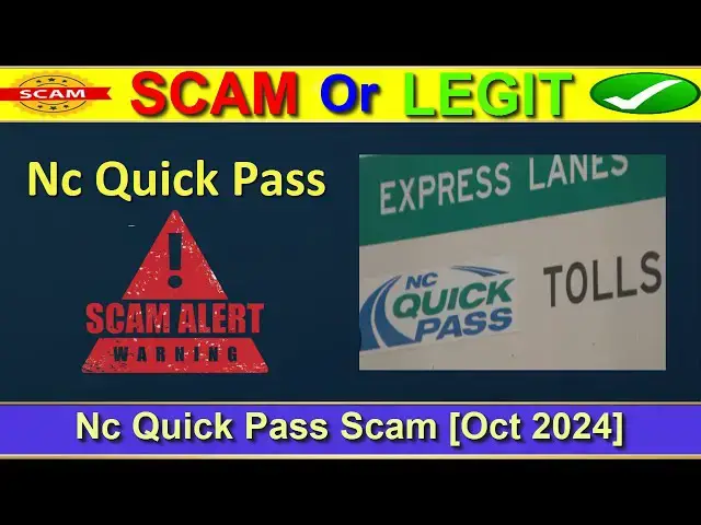 Video thumbnail for Nc Quick Pass Text Scamt: Is NcQuickPass Legit Or Scam?