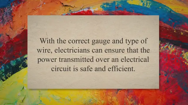 Video thumbnail for 40 Amp Wire Size: Wire & Breaker Size Guide