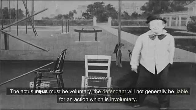 Video thumbnail for Actus reus must be voluntary -www.e-lawresources.co.uk