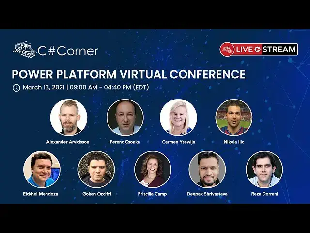 Video thumbnail for Power Platform Virtual Conference - Day 5 (March 13)