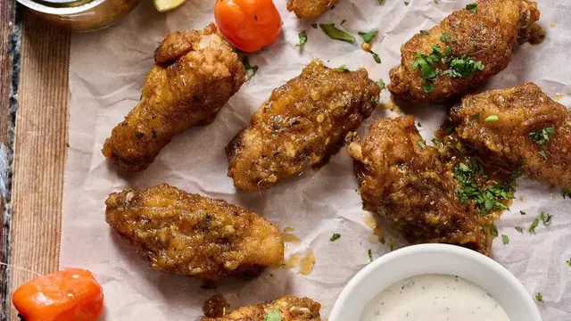 'Video thumbnail for Jamaican Jerk Chicken Wings Recipe'